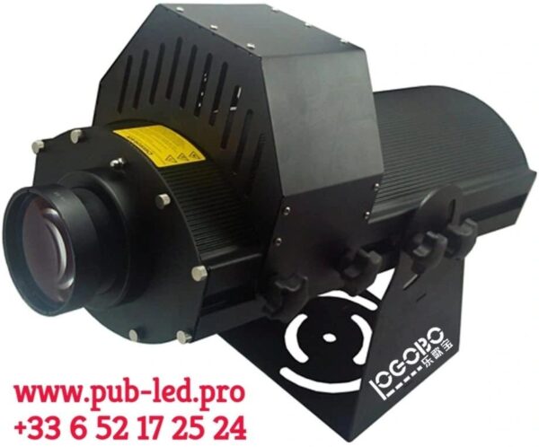 LUMINAIRE GOBO PUBLICITAIRE 150W ROTATIF POUR FAÇADE DE MAGASIN